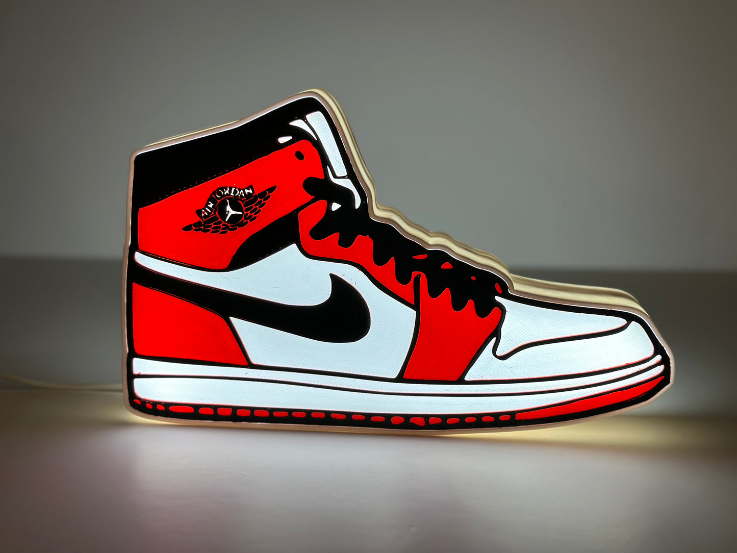 Nike Air Jordan Sneakers Lamp Box Light