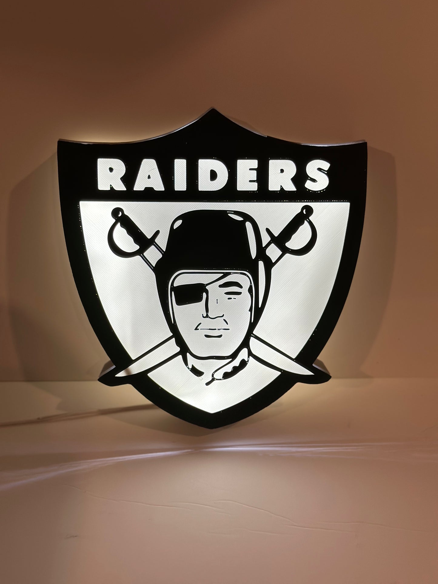 Las Vegas Raiders Lamp Box Light