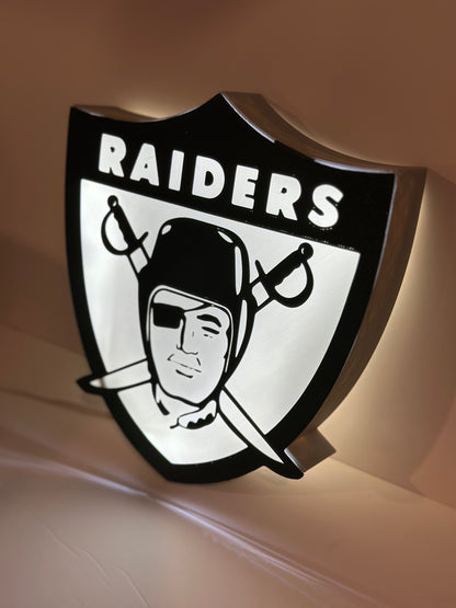 Las Vegas Raiders Lamp Box Light