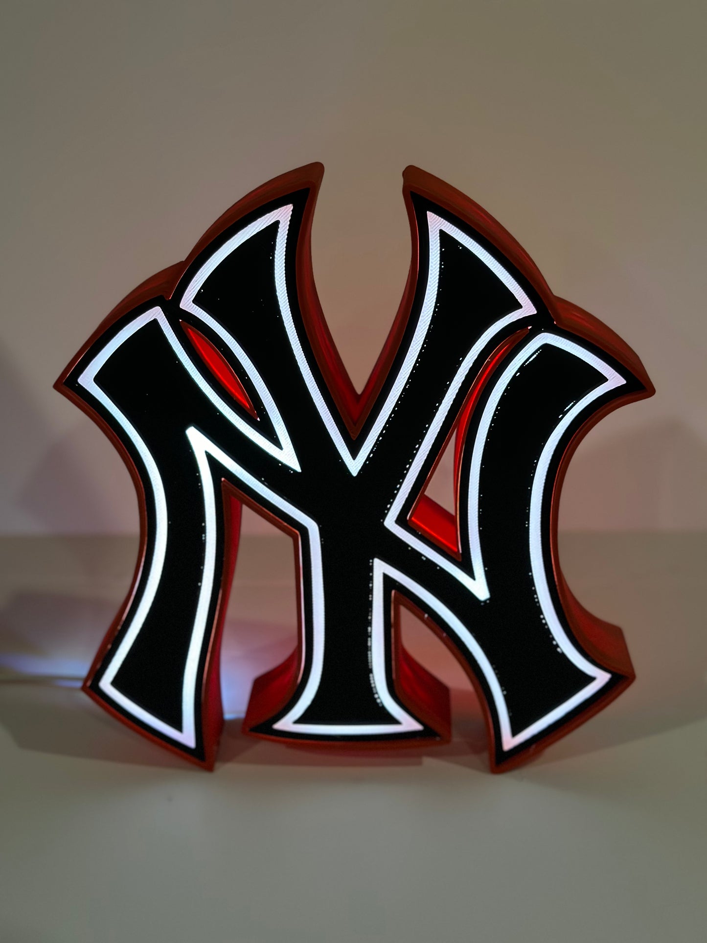 New York Yankees Baseball Lamp Box Light