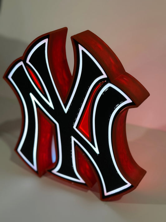 New York Yankees Baseball Lamp Box Light